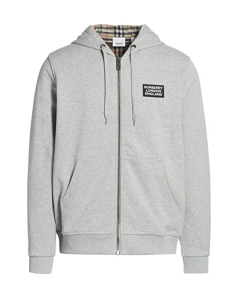 burberry of london sweater|grey Burberry zip up hoodie.